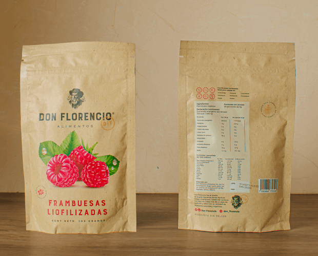 Frambuesa liofilizada 100g